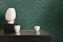 Non-woven wallpaper leaves palm trees  dark green 39338-3 9