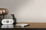 Non-woven wallpaper plain fabric look beige grey 39339-2 4