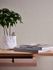 Non-woven wallpaper plain fabric look beige grey 39339-2 5