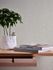 Non-woven wallpaper plain fabric look light grey 39339-3 4