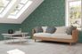 Vliestapete Dschungel Grün Gold Metallic 39340-1 Wohnzimmer 6