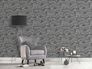 Non-woven wallpaper jungle grey silver metallic 39340-4 4