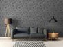 Non-woven wallpaper jungle grey silver metallic 39340-4 5