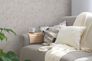 Vliestapete Beton Optik Weiß Grau Gold Metallic 39387-1 Wohnzimmer 1