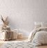 Vliestapete Blumen Gräser Rosa Grau Metallic 39546-1 Schlafzimmer 1