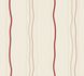 Vliestapete Linien Streifen Creme Rot Glanz 95873-1 2