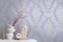 Vliestapete Barock Muster Lila Creme Metallic 39765-2 Zimmer 5
