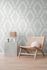 Vliestapete Barock Muster Creme Silber Metallic 39765-5 Zimmer 5