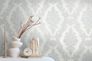 Vliestapete Barock Muster Creme Silber Metallic 39765-5 Wohnzimmer 6