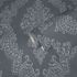 Vliestapete Barock Muster Anthrazit Silber Metallic 39765-7 Detail 1