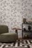 Vliestapete Blätter Beige Grau Silber Metallic 39768-4 Raum 5