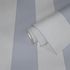 Vliestapete Streifen Textiloptik Grau Blau 3979-35 Detail 1