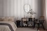 Vliestapete Streifen Textiloptik Grau Creme 3979-80 Schlafzimmer 7