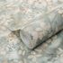 Non-woven wallpaper flowers green cream blue 10415-07 4