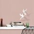 Non-woven wallpaper plain fabric look beige pink 10359-04 5