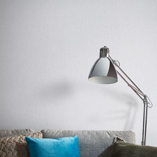 Vliestapete Uni Struktur Stoff Optik Hellgrau 10359-10 Zimmer