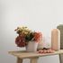 Non-woven wallpaper plain fabric look white grey 10359-14 5