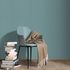 Non-woven wallpaper fabric look turquoise blue 10359-19 1