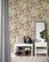 Non-woven wallpaper floral vintage beige white 39608-1 1