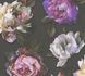 Non-woven wallpaper floral vintage black white 39609-1 2