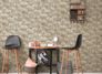 Vliestapete Blumen Zweige Beige Creme 39610-2 Raum 1