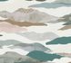 Non-woven wallpaper clouds white grey petrol 39699-3 2