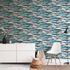 Non-woven wallpaper clouds blue beige grey 39699-4 1
