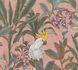 Vliestapete Dschungel Pflanzen Rosa Beige Grün 39748-1 2