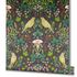 Vliestapete Ornamente Floral Schwarz Grün 47621  3