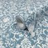 Non-woven wallpaper flowers birds floral blue white 47623 2