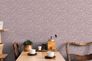 Vliestapete Blattmuster Ranken Grau Rosa 47638 Raumbild 1