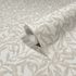 Vliestapete Blattmuster Ranken Grau Beige 47641 Zoombild 2