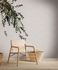 Vliestapete Blattmuster Ranken Grau Beige 47641 Raumbild 1