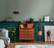 Non-woven wallpaper wood look tree green silver 39562-3 1