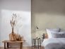 Non-woven wallpaper textile look plain beige grey 39565-4 1