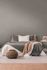 Non-woven wallpaper textile look plain grey 39566-1 1