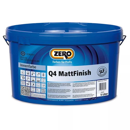 ZERO Q4 MattFinish weiß 5 L