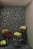 Non-woven wallpaper concrete look black gold 86526 4