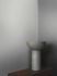 Vliestapete Uni Textiloptik Hellgrau Creme Glanz 34912 Wohnzimmer 1