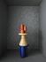 Non-woven wallpaper metal used look blue glitter 86551 3
