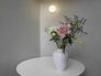 Vliestapete Uni Struktur Grob Creme Glitzer 34940 Esszimmer 5