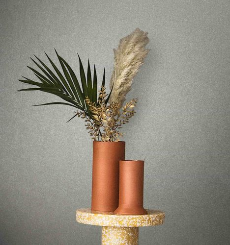 Vliestapete Chromeffekt Uni Hellgrau Glitzer 34947 Wohnzimmer