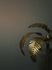 Non-woven wallpaper chrome effect green gold glitter 86563 3
