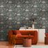 Non-woven wallpaper Michalsky floral grey black 39979-2 3