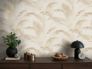 Vliestapete Michalsky Tropisch Beige Creme Metallic 39980-1 Raum 5
