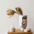 Non-woven wallpaper plain plaster look white 10430-01 1