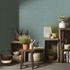 Non-woven wallpaper plain plaster look green 10430-07 5