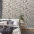 Non-woven wallpaper leaves grey beige green 10431-07 5