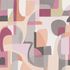 Non-woven wallpaper abstract art orange pink grey 10432-06 2