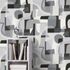 Non-woven wallpaper abstract art grey black white 10432-10 1